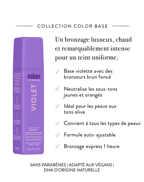 Mousse Autobronzante Violet
