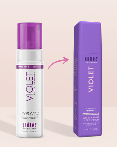 Mousse Autobronzante Violet