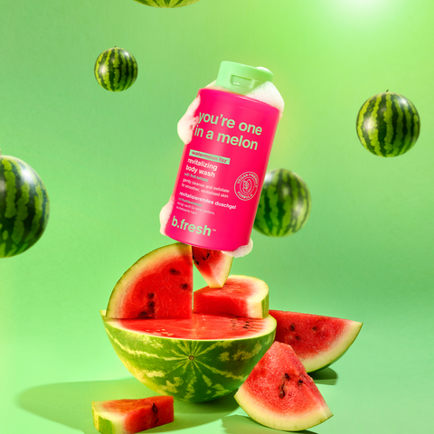 you're one in a melon gel douche revitalisant