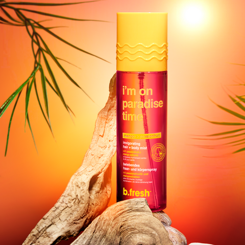 i'm on paradise time brume parfumée énergisante cheveux + corps