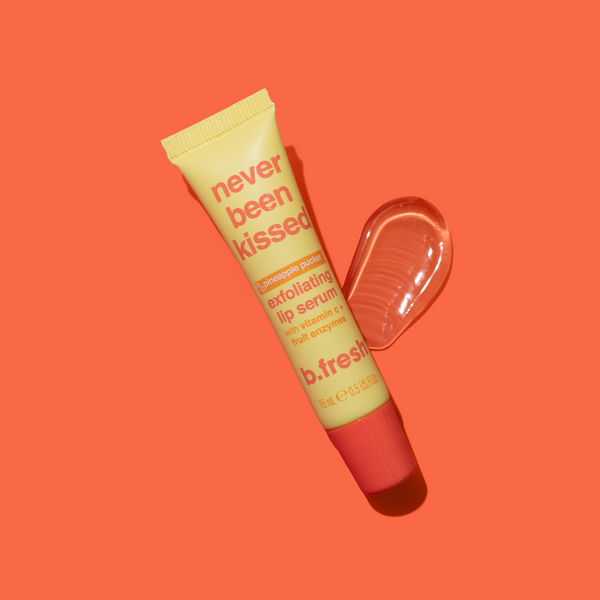 never been kissed sérum lèvres exfoliant