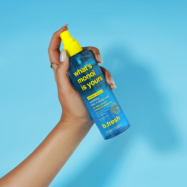 what's monoï is yours brume parfumée stimulante cheveux + corps