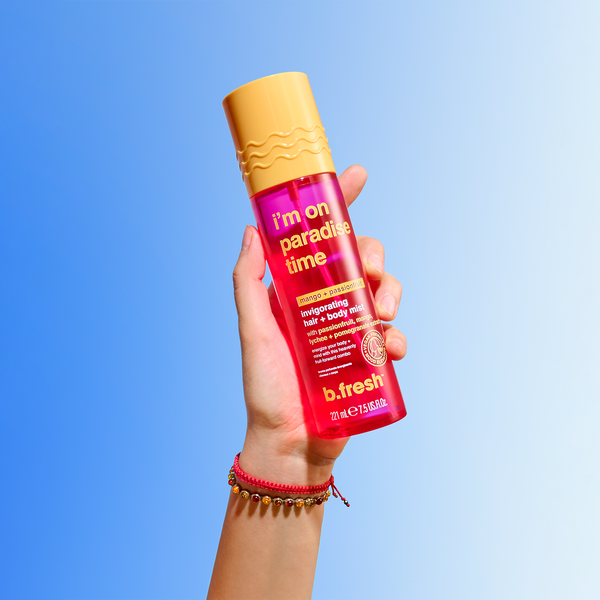 i'm on paradise time brume parfumée énergisante cheveux + corps