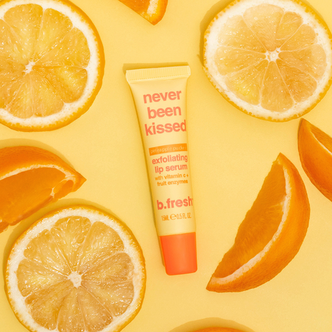 never been kissed sérum lèvres exfoliant