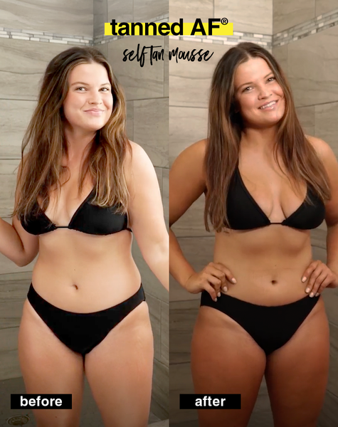tanned AF® - mousse autobronzante