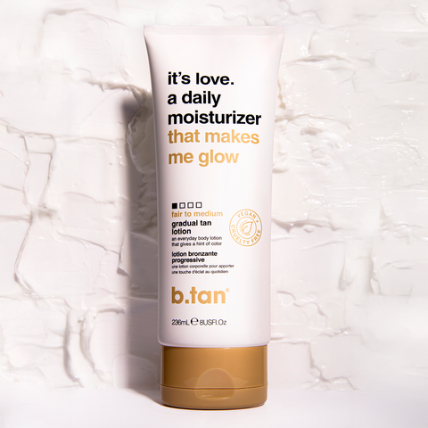 it's love. a daily moisturiser that makes me glow...