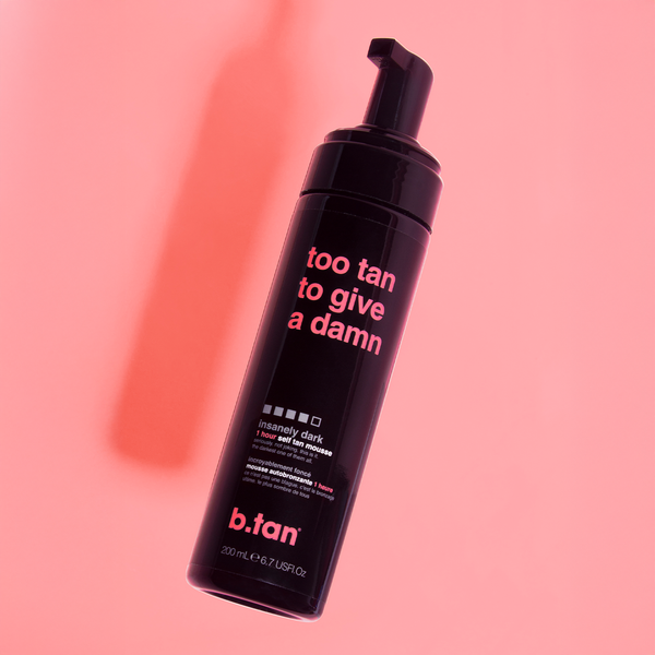 too tan to give a damn - mousse autobronzante