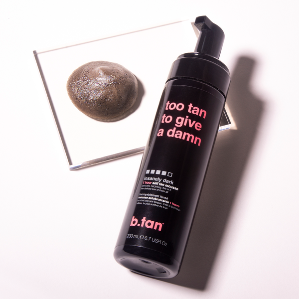too tan to give a damn - mousse autobronzante