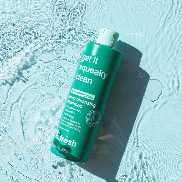 shampoing get it squeaky clean