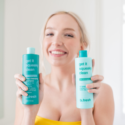 après-shampoing get it squeaky clean