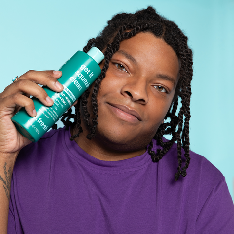 shampoing get it squeaky clean