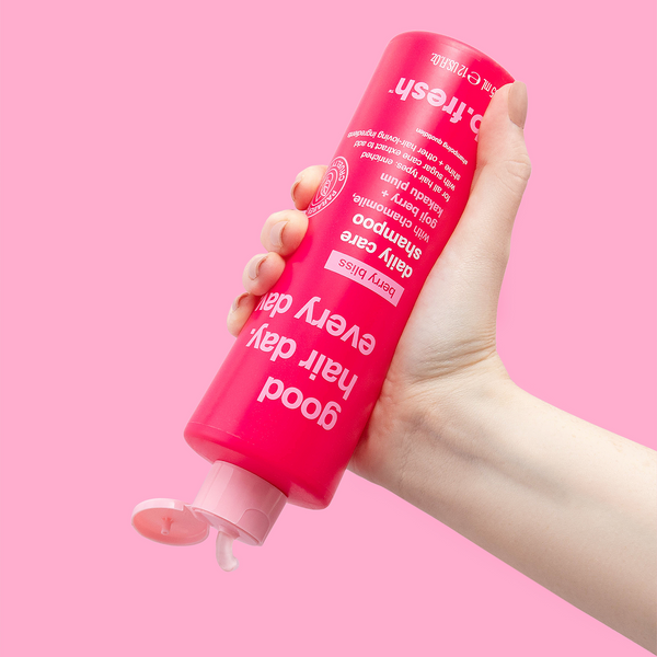 shampoing good hair day. every day