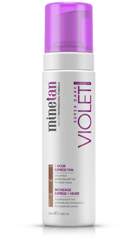 MineTan Violet Self Tan Foam Bottle